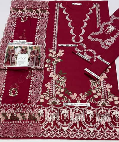 Fabric: Lawn Suit with Bamber Chiffon Emb Dupatta