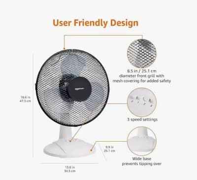 Amazon basics imported TABLE FAN