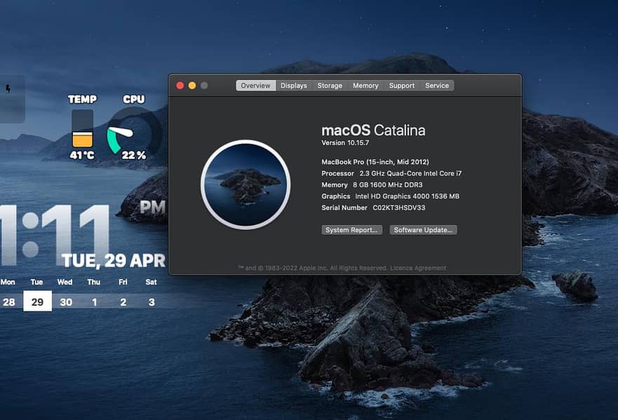 MacBook 2012 i7 5