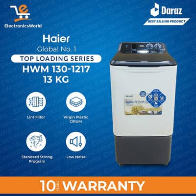 Haier washing machine 10kg 10year  warranty 80121703212030028