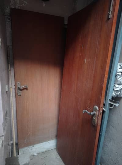 2 Heavy Wooden Doors with handles – 30×69 Inch