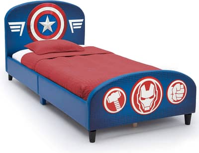 Kids Single Bed Boys Spiderman, Superman, Batman, Toys Story, iron m