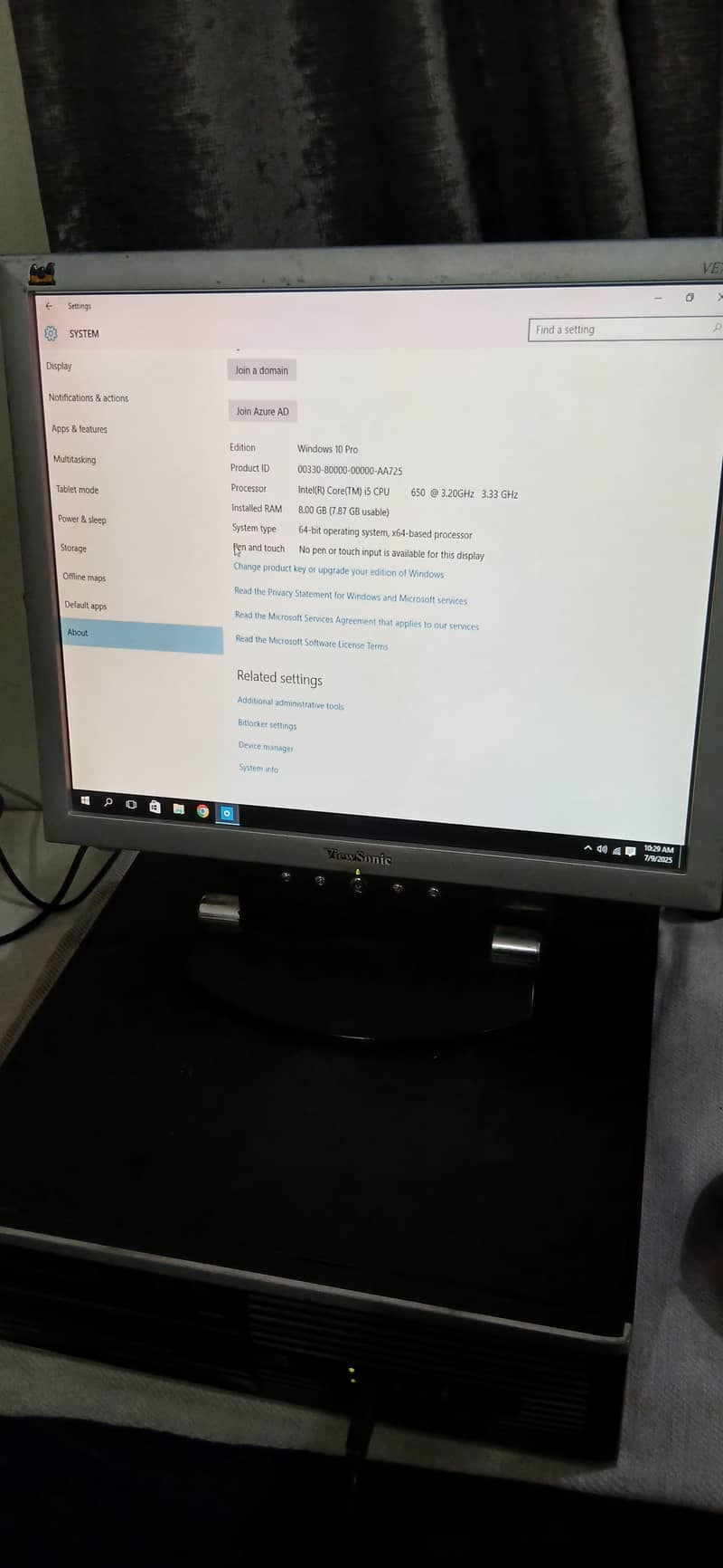 gaming pc Intel core i5 0
