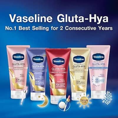 Vaseline Gluta-Hya Body Lotion Duo – Smooth Radiance & Flawless Glow