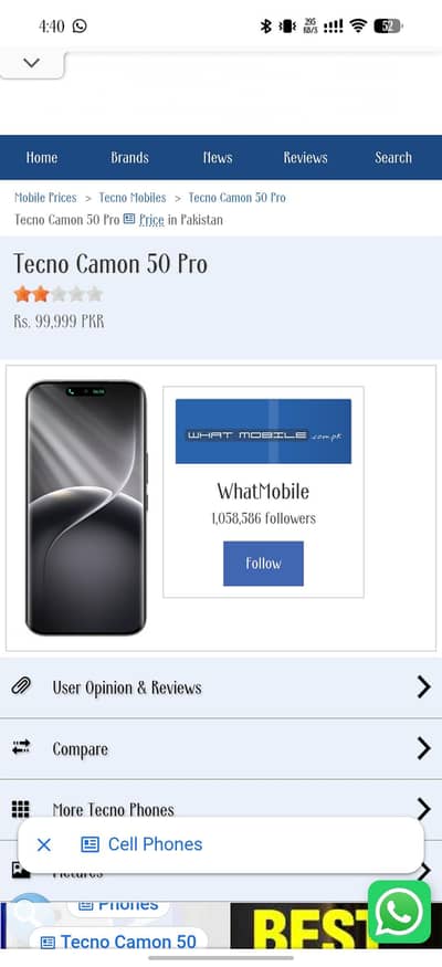 Tecno CAMON 50 Pro