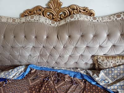 Luxury 8 Seater Jumbo Size Crown Sofa Set – Premium Wooden Design