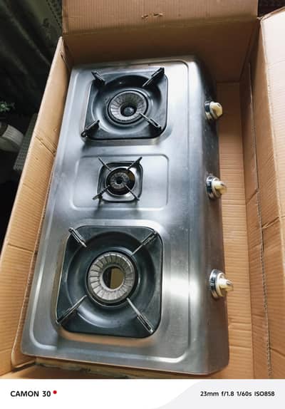 stainless steel stove