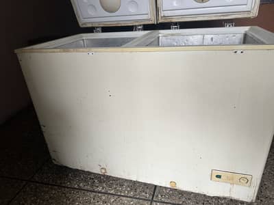 Haier double door deep frezer