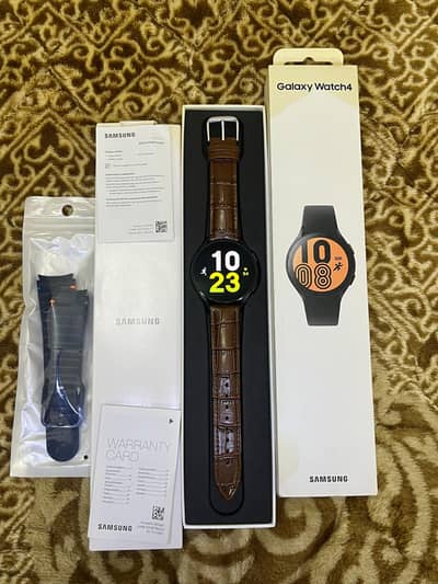 Samsung Watch 4 (44mm)(LTE eSIM)Just Box Open (Scratch Less)