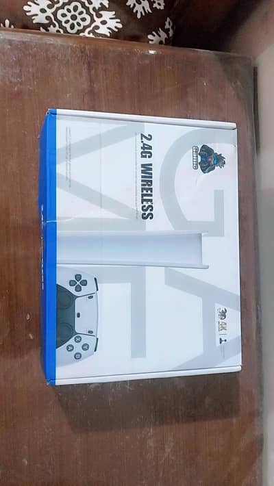 M15 game stick with two wire less ps5 controllers and 24000 games