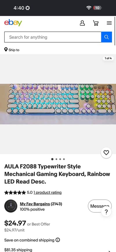 Aula mechanical keyboard