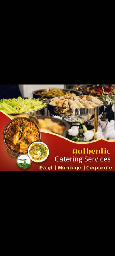 Catering service available for every event.