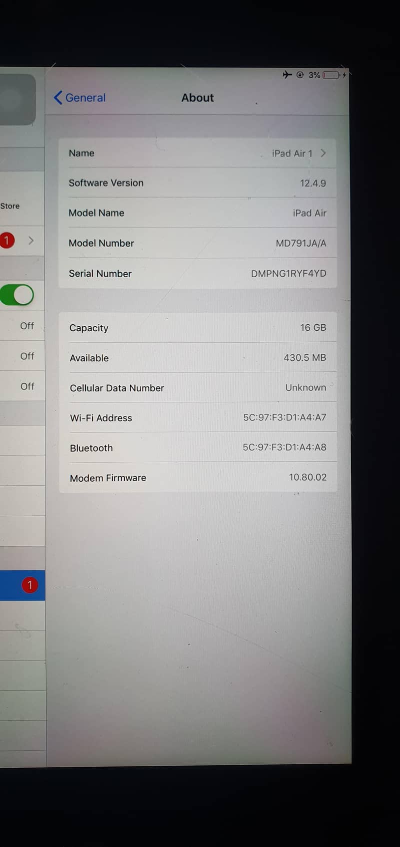 ipad air 1 6