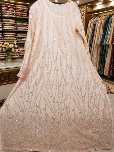 peach color maxi