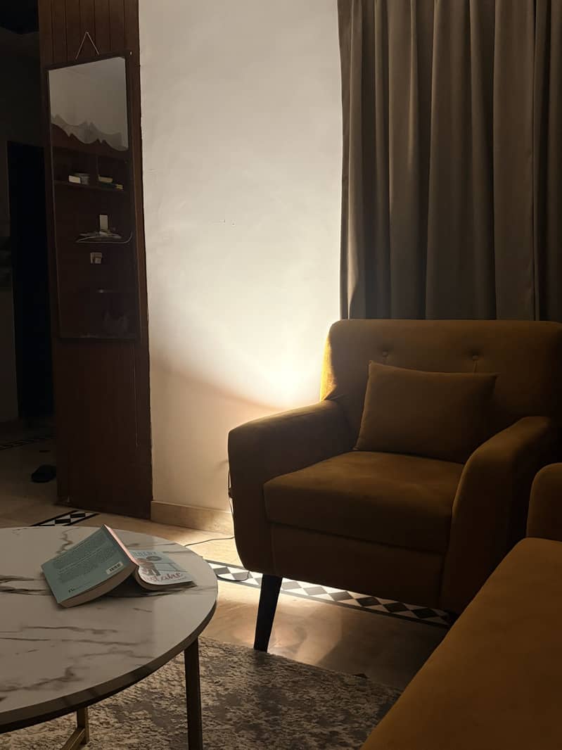 Rust Orange Sofa Set 2