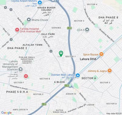 5-Marla Plot for Sale DHA Phase 8 Block Y