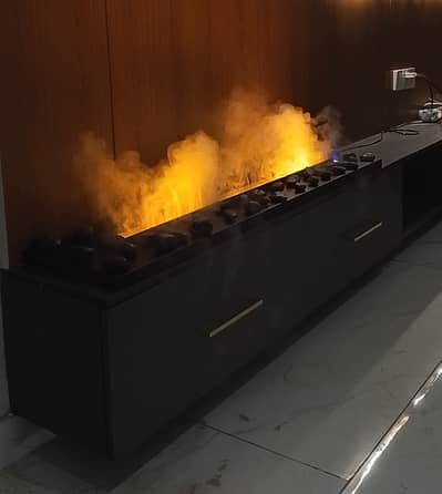 Electric Fireplace Lahore | Wall Mount LED Fireplace