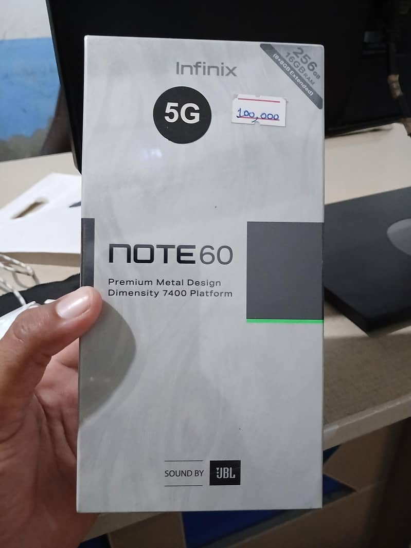 Infinix Note 60 box pack 1