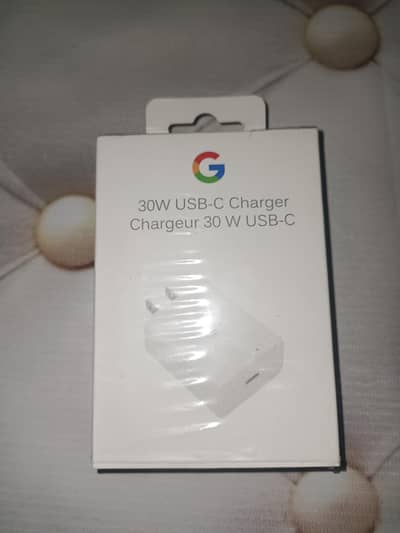 Google 30W USB-C Fast Charger Original (New Box Pack)