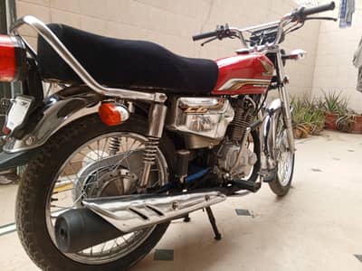 Honda CG-125 Self Start Hyderabad Number