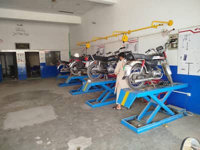 Honda Motorcycle repair workshop