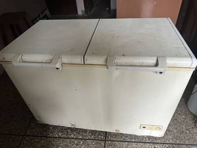Haier Double Door Deep Freezer - On Condition (Needs Gas/Repair)