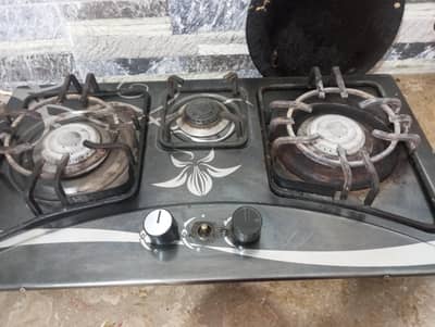 gas stove for sale . behtarin condition  zee Gas