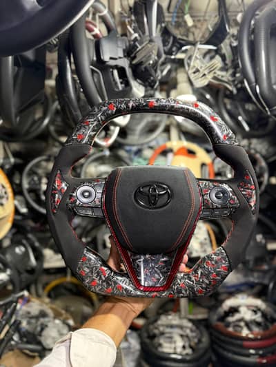 Toyota Camry New model Multimedia Steering wheel carbon fiber Forged