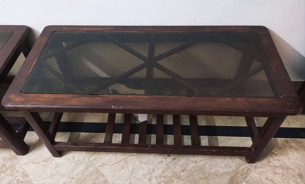 Table set Glass 2+1+1 0