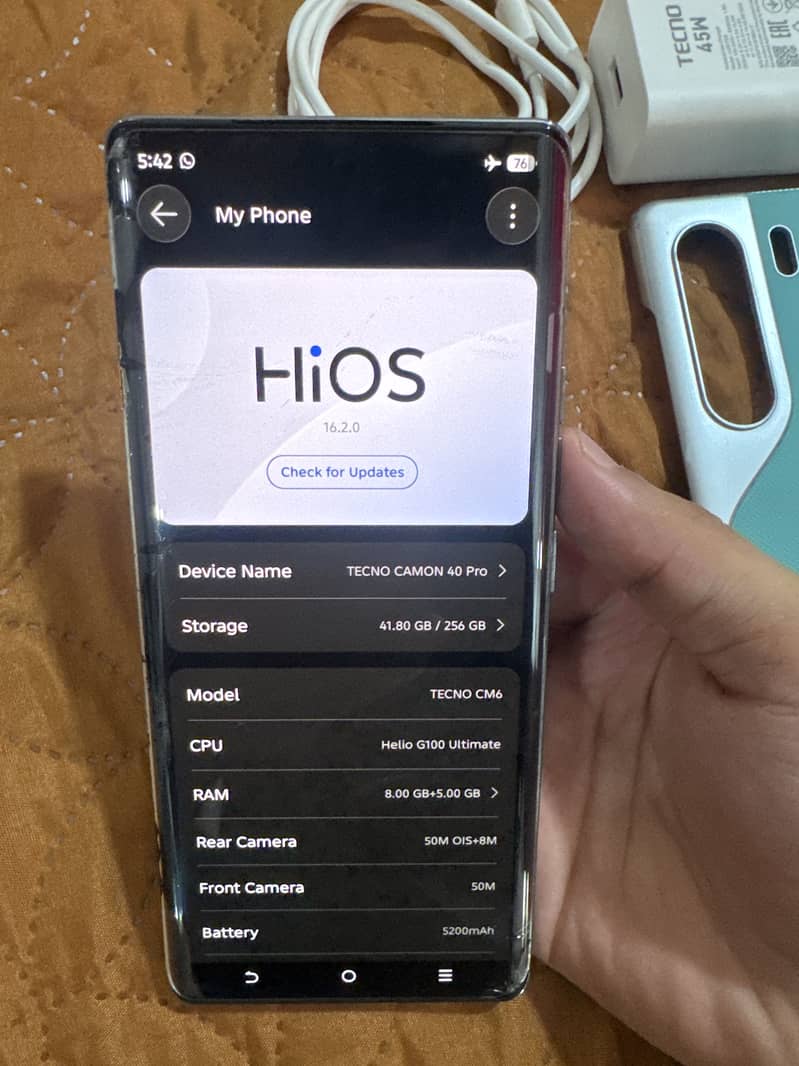 Tecno CAMON 40 Pro 5