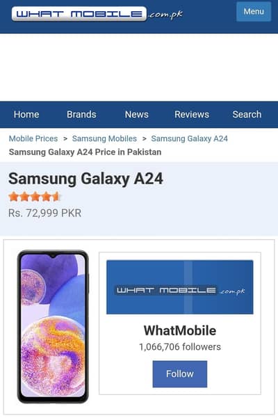 Samsung A24 Official PTA 8/128gb Sale/Exchange
