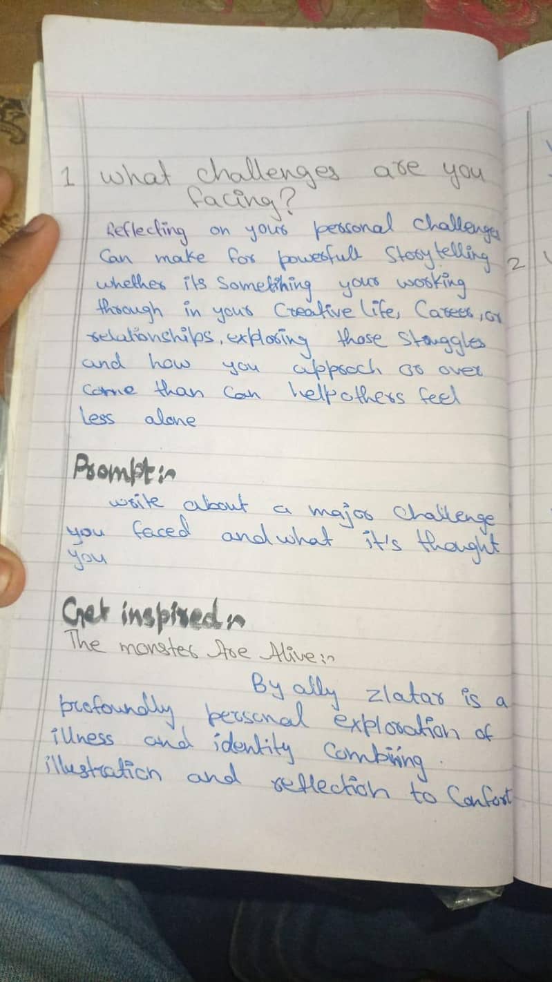 Assignment hand written student work 1