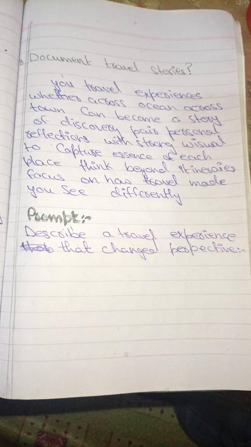 Assignment hand written student work 3