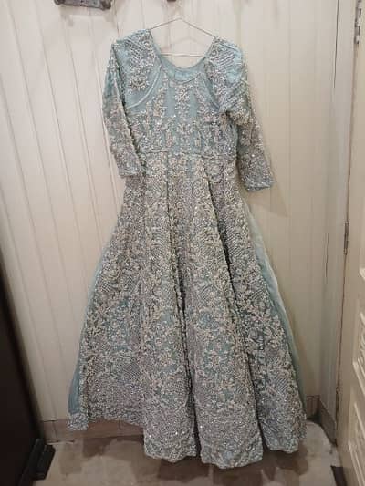 Bridal Waleema Reception Maxi for sale heavy full length flare maxi