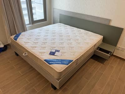 New Luxury Bed Set with Mattress & Dresser