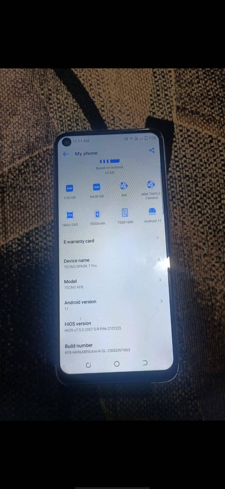 Tecno Spark 7 Pro 1