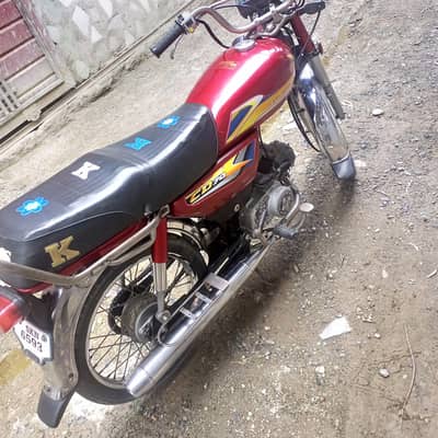 Honda cd70 2008 model sindh number