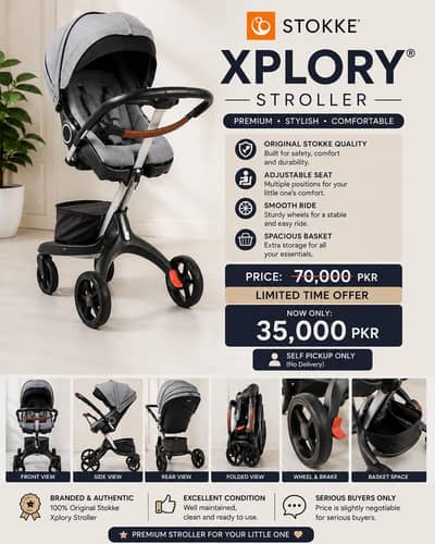 luxury stokke Xplory X stroller limited offer 35k