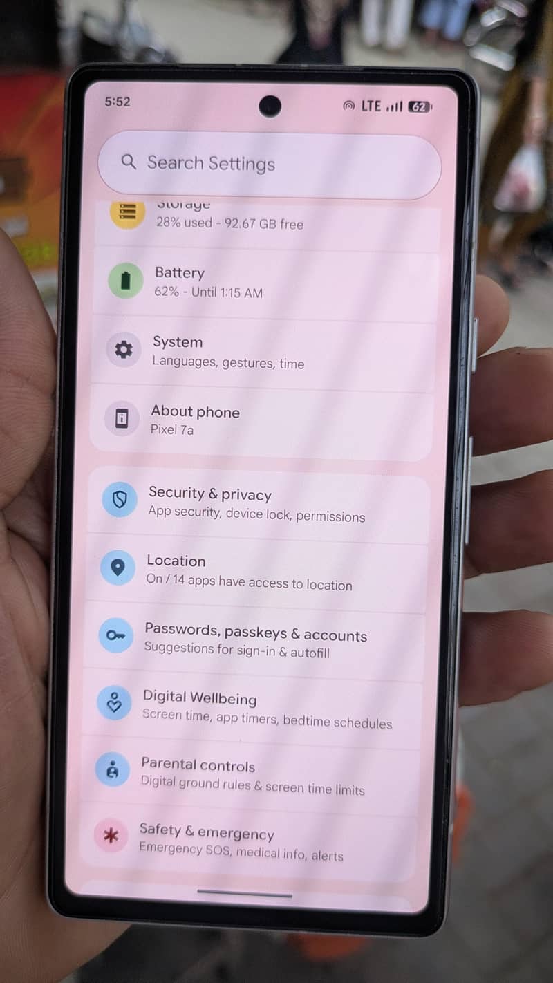 Google Pixel 7a 0