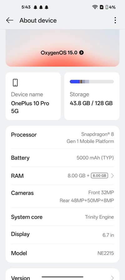 One Plus 10 Pro 5G SALE OR EXCHANGE
