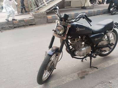 Modified  Gs 25. . looks like Harley Davidson.