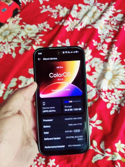 OPPO A6 pro with 5 months warranty