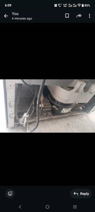 haier fridge for sale price 70k waranty card mojud hai