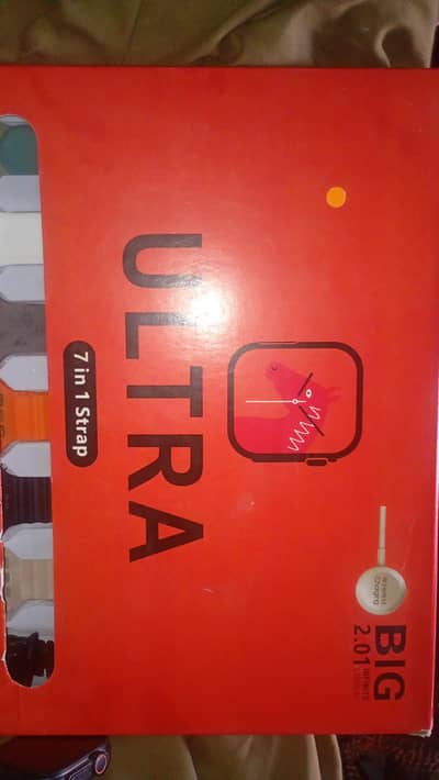Ultra 2 Smartwatch 7 in 1 - 7 Straps + Box + Charger - Bahawalpur