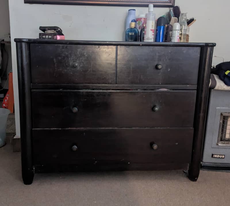 DARK BROWN DRESSING TABLE 0