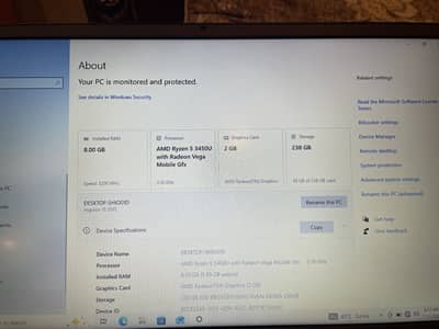 Dell Laptop with original box and charger