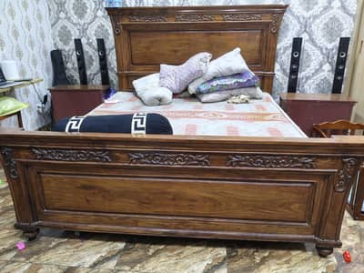 Wooden King Size Bed