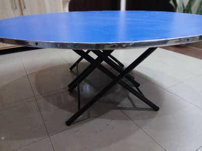 Blue Round Table 5×5