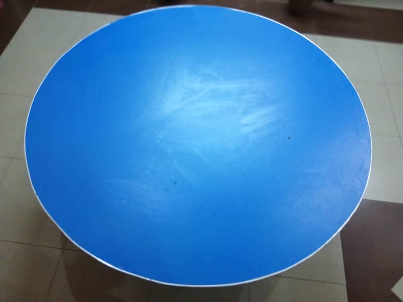 Blue Round Table 5×5 1
