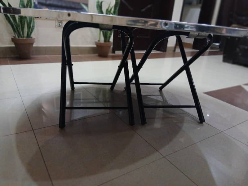 Blue Round Table 5×5 3